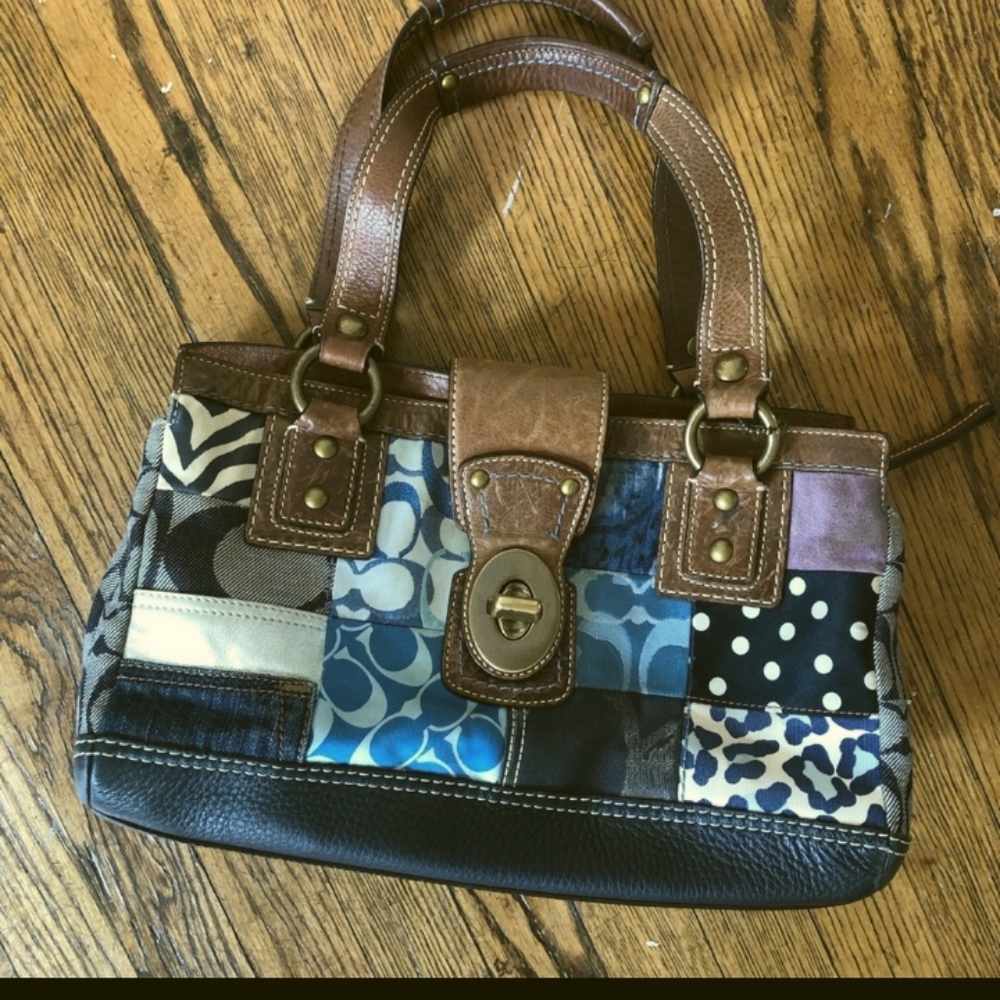 Vintage Coach Denim bag